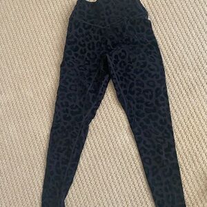 Balance Athletica Charcoal Leopard Print Leggings